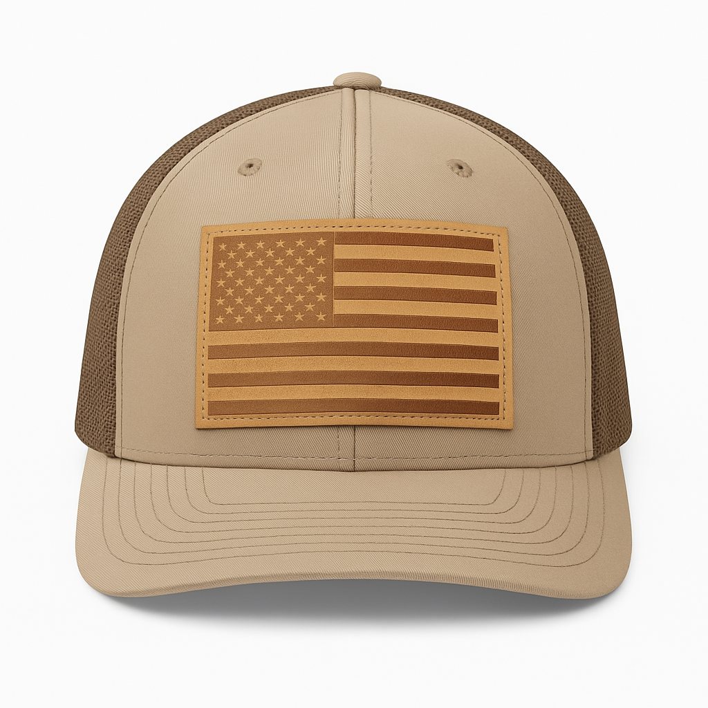 American Leather Patch Hat