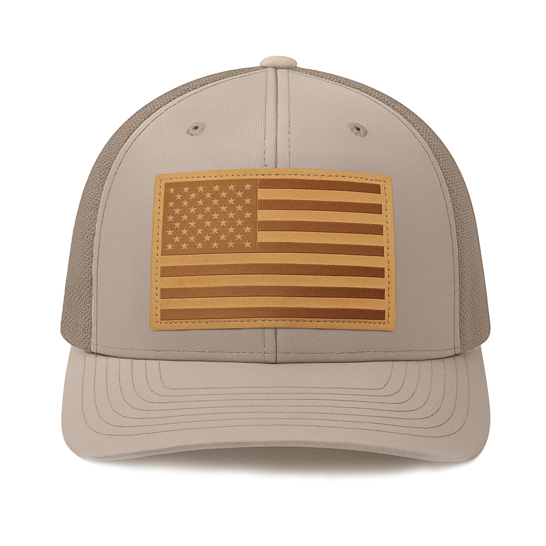 American Leather Patch Hat