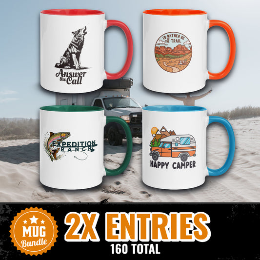 2x Entries 4 Mug Bundle