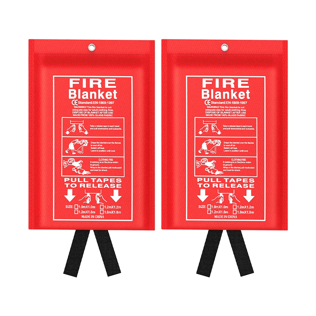 Fire Safety Blanket 2 Pack