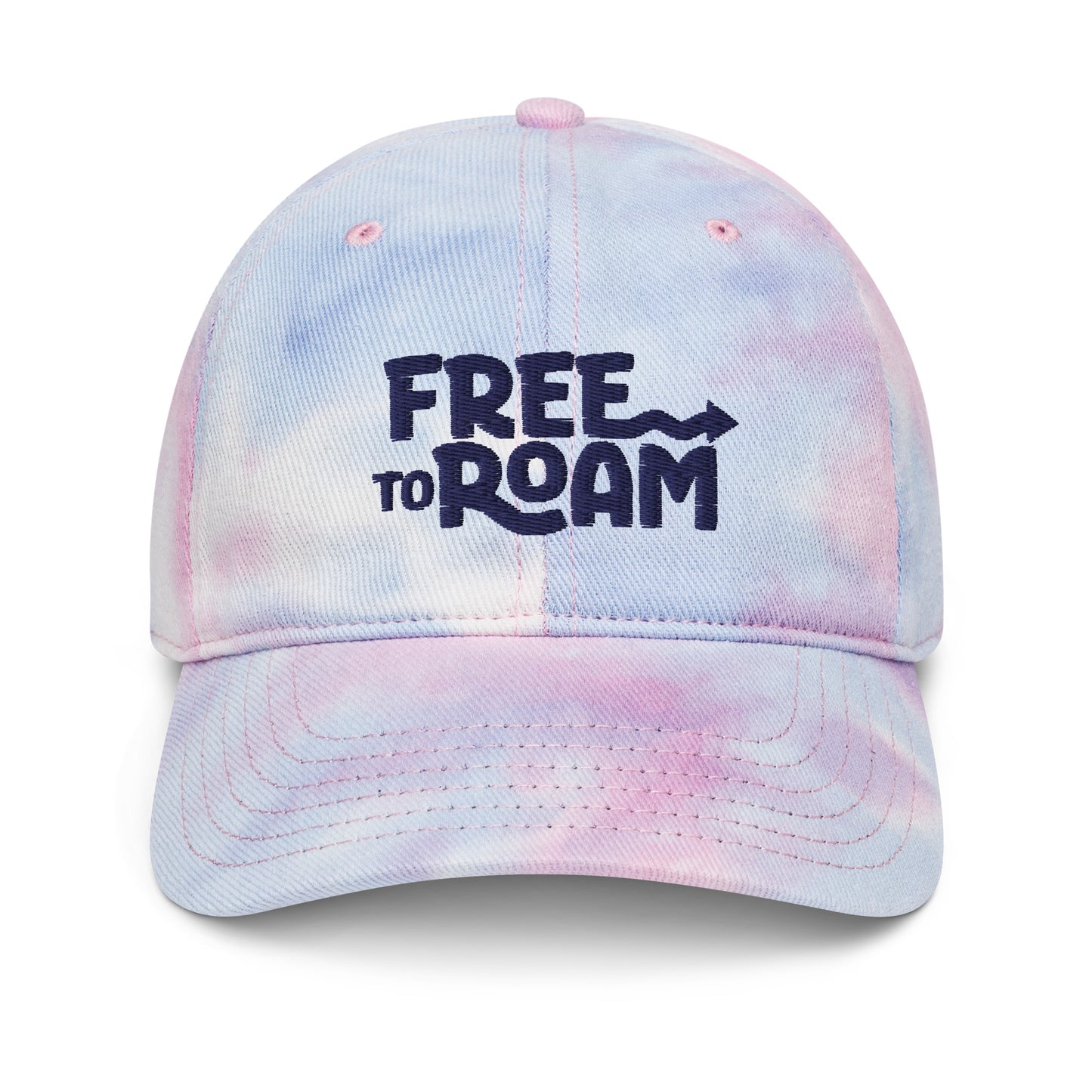 Free to Roam Tie dye hat