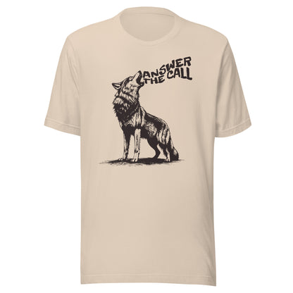 Answer the Call Wolf Tee