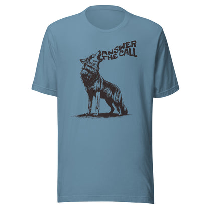 Answer the Call Wolf Tee