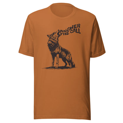 Answer the Call Wolf Tee