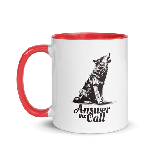 Answer the Call Wolf Mug